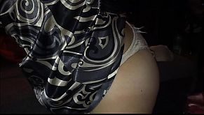 T&amp;A 266 - White Girl, Satin Dress and Panties