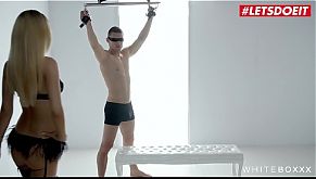 LETSDOEIT - Blondie Babe Shona River Anal Drilled By Sex Slave