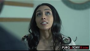 PURGATORYX Petite Lilly Hall deepthroats her priest