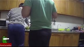 I fuck your ass in the kitchen. SAN041