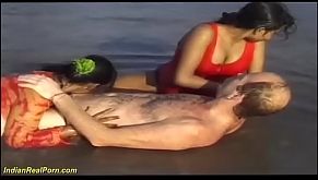 interracial indian sex fun at the beach