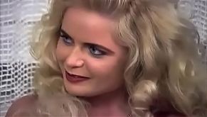 Horny Blonde gets a DP threesome