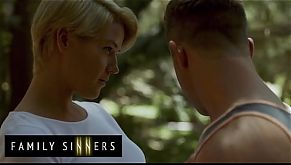 Hot Blonde Milf (Kit Mercer) Blows Fucks Her Step Son Van Wylde - Family Sinners 12 min