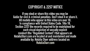 Blonde Babe Natalia Starr Gets Cock Fucked With ButtPlug!