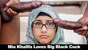 BANGBROS - Mia Khalifa Shares Her Hummus With Rico Strong &amp; Charlie Mac