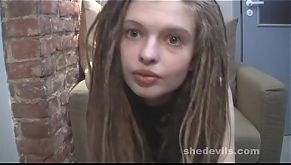 Scary skinny nightmare fuel girl Odri