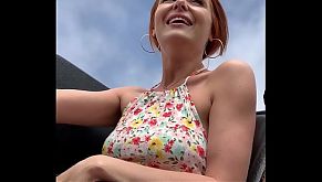 Sexy Redhead Lacy Lennon Picked Up and Fucked on Public Instagram POV Story