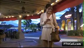 Sexy teen amateur Adria wearing a very sexy white business outfit introduce herself