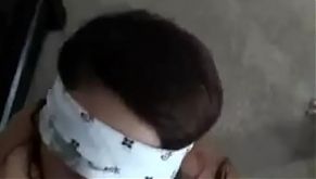 Wife blindfolded and shared with friend