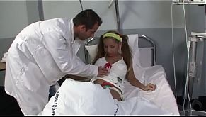 Young innocent teen abused by a bad doctor