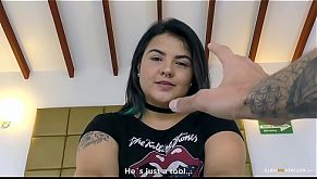 CARNE DEL MERCADO - Curvy Colombian babe fucked hardcore and facialized