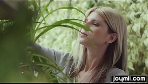 Cheating girlfriend Gina G wants gardeners cum