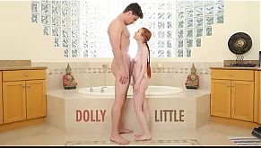 ABUSE ME - Redhead Teen Dolly Little Gets Ravaged By Bruce Venture