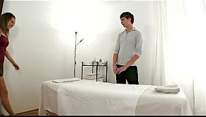 A hot massage turns into a hard fuck