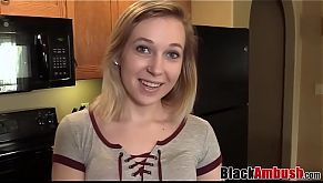 Amateur Kiera surprised by BBC before hardcore casting