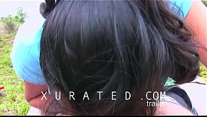 OUTDOORS PUBLIC - FACIAL AND SWALLOW CUM - LIESELOTTE IN THE DUNES